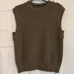 a new day Olive Sleeveless Knit Top